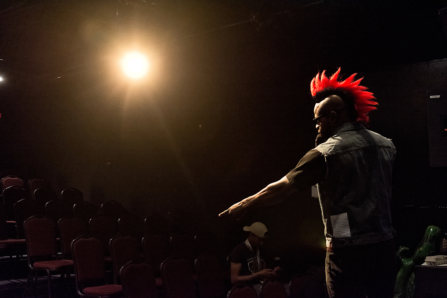 Roast Battle Soundcheck – Photo by Kyle Kenehan