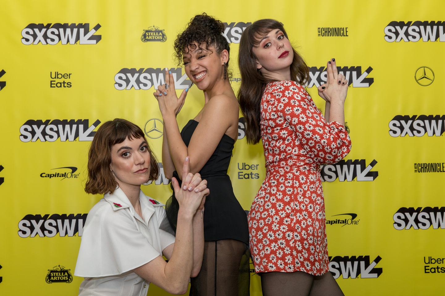 JJ Nolan, Gabrielle Elyse, and Mary Nepi at the Snatchers World Premiere – Photo by Cal Holman