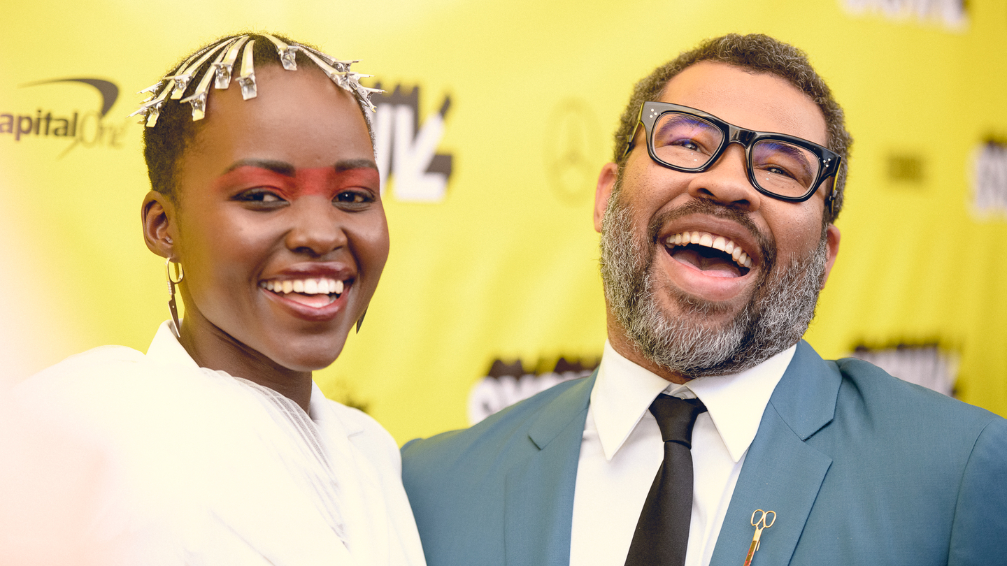 Lupita Nyong'o and Jordan Peele at the Us World Premiere – Photo by Adam Kissick