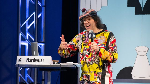 Nardwuar - Photo by Camille Mayor