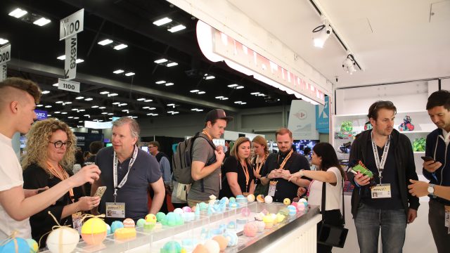 SXSW 2019 booths from the Trade Show, Wellness Expo, Gaming Expo, Marketplace, and Flatstock. 