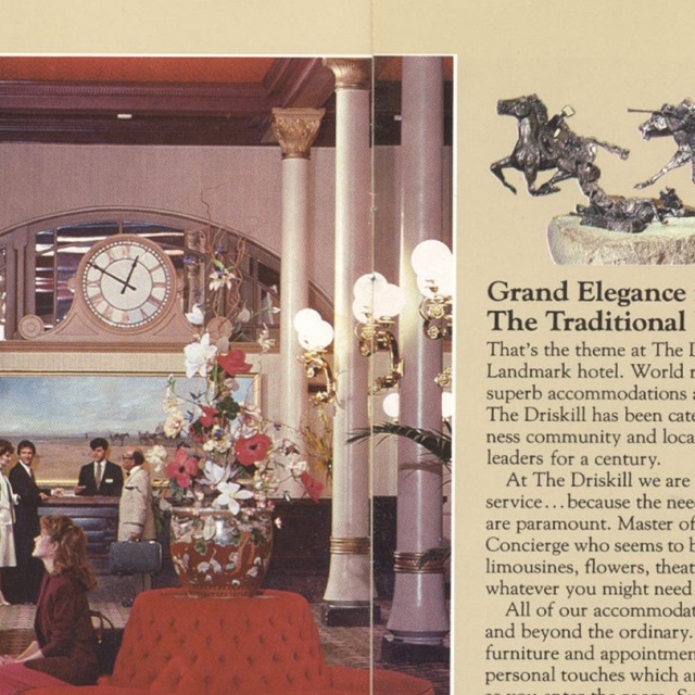 Driskill Hotel 1970s flyer