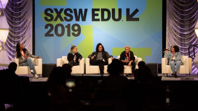 SXSW EDU 2019 panel. Photo by Tico Mendoza.