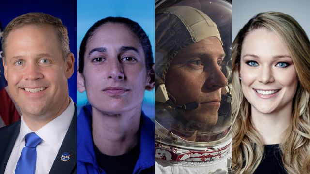 Are You Ready for the Future of Space Exploration? 2020 Keynote - Jim Bridenstine, Jasmin Moghbeli, Tyler N. “Nick” Hague, and Jackie Wattles - Photos courtesy of speakers