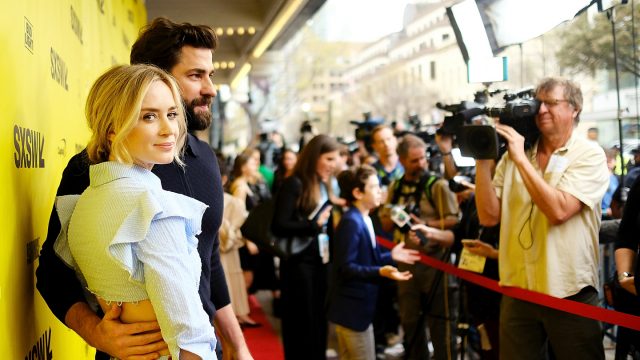 Emily Blunt and John Krasinski attend the premiere of “A Quiet Place” at SXSW 2018. Photo by Matt Winkelmeyer/Getty Images for SXSW.