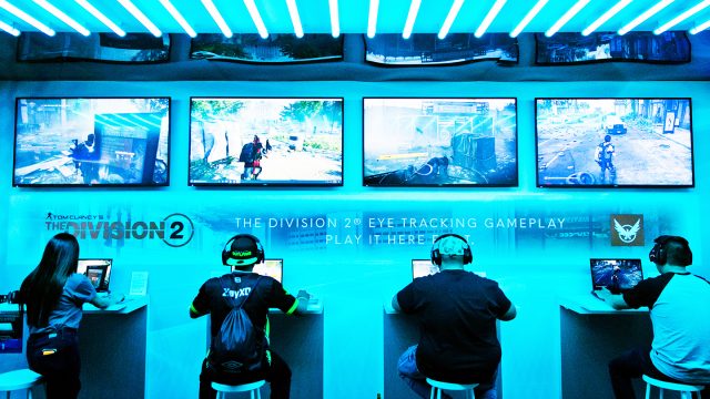 Gaming Alienware Lounge in the Sunset Room, SXSW 2019. Photo by Travis Lilley Gaming Alienware Lounge in the Sunset Room, SXSW 2019. Photo by Travis Lilley