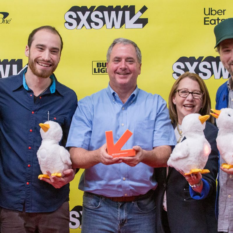 My Special Aflac Duck™, Innovation Awards winner in the Robotics & Hardware category - SXSW 2019. Photo by Cal Holman