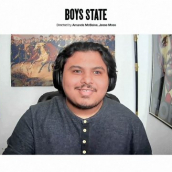 Steven Garza speaks during the session “Boy’s State: Documenting a New Political Generation” at SXSW Online on March 20, 2021.