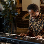 Dayramir Gonzales performs at the SXSW Music Festival showcase presented by Soy Cubana: Music from the Movie during SXSW Online on March 19, 2021.