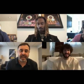 GaTa , Dave Burd, Saladin Patterson, Jeff Schaffer speak at the featured session “Hi, I'm Dave” during SXSW Online on March 18, 2021.