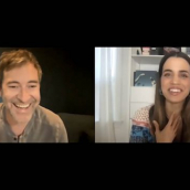 Mark Duplass and Natalie Morales speak during their featured session at SXSW Online on March 18, 2021.