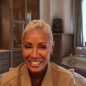 Jada Pinkett Smith answers questions at the SXSW Film Festival Premiere of "Them" during SXSW Online on March 18, 2021.
