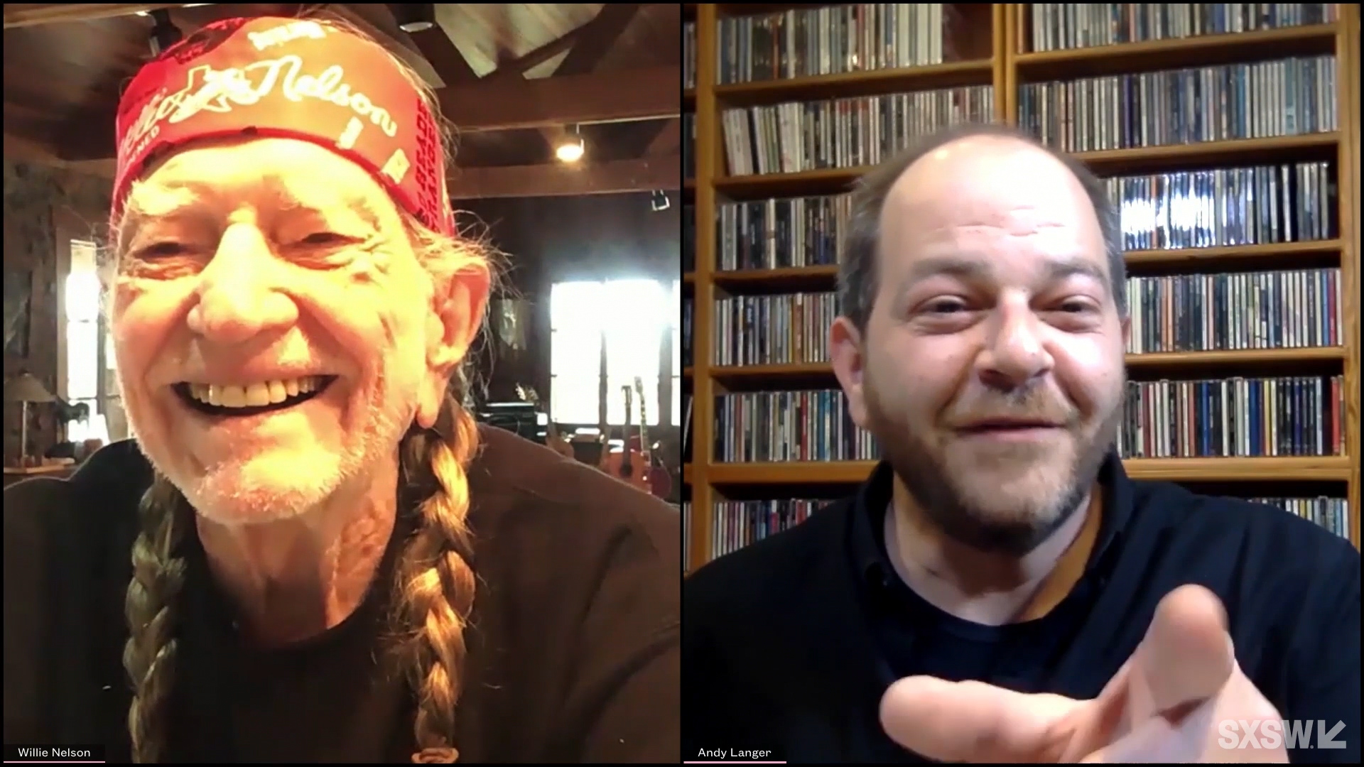 SXSW Keynote Willie Nelson speaks with Andy Langer during SXSW Online on March 17, 2021.