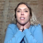 Director Celeste Bell answers questions at the SXSW Film Festival Premiere of "Poly Styrene: I Am A Cliché" during SXSW Online on March 16, 2021.