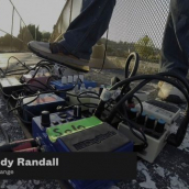 Randy Randall performs at the SXSW Music Festival showcase presented by Dedstrange during SXSW Online on March 16, 2021.