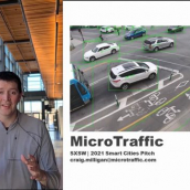 SXSW Pitch participant MicroTraffic wins the Smart Cities, Transportation & Logistics category at the SXSW Pitch Awards during SXSW Online on March 20, 2021.