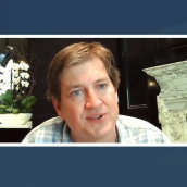 Bill Lawrence speaks at the featured session “Ted Lasso: Emotion in the Edit” during SXSW Online on March 16, 2021.