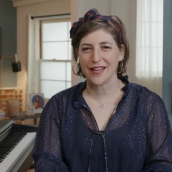 Mayim Bialik speaks at the featured session “Why Do We Fear Innovation?” during SXSW Online on March 17, 2021.