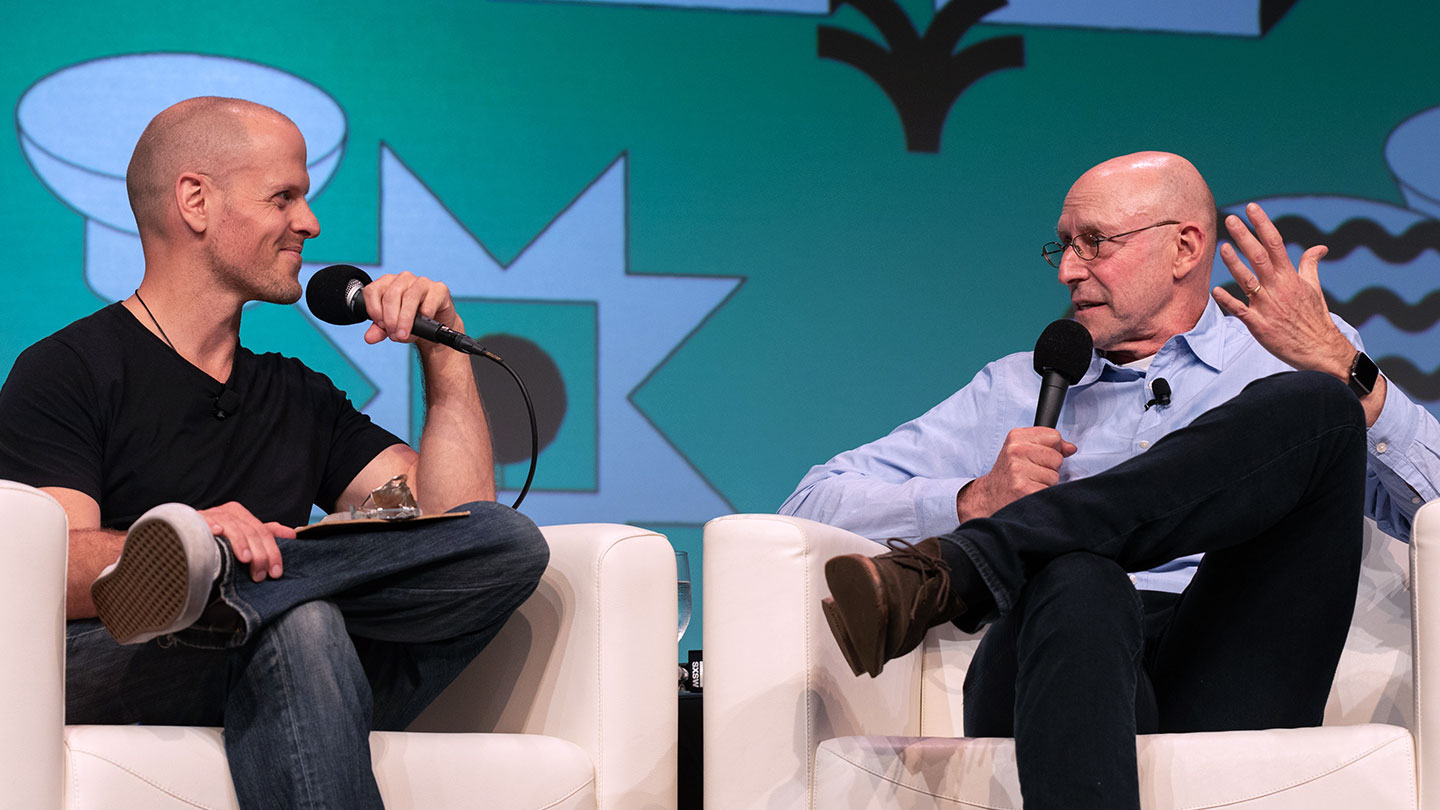 Featured Session: Michael Pollan and Tim Ferris – SXSW 2019 – Photo by Katie Marriner