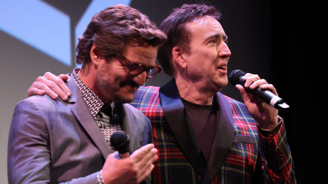 Pedro Pascal and Nicolas Cage at "The Unbearable Weight of Massive Talent" - SXSW 2022 World Premiere – Photo by Rich Fury/Getty Images for SXSW