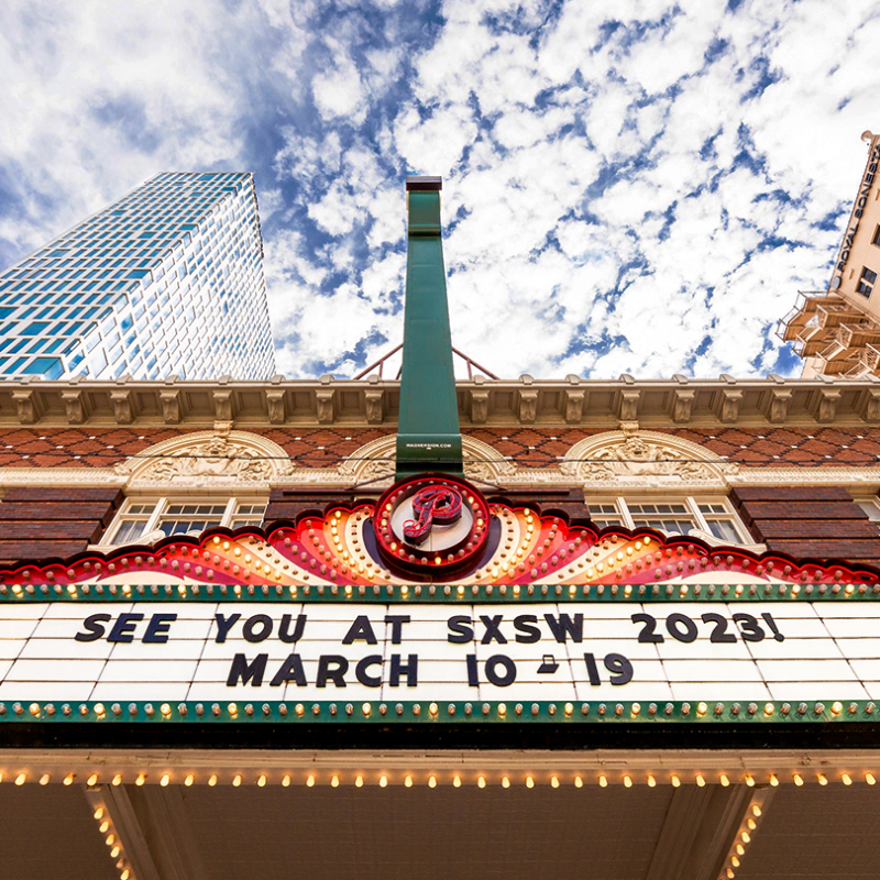 Paramount Marquee for SXSW 2023 – Photo by Dusana Risovic