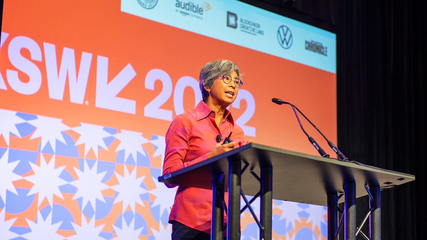 Featured Session with Ann Mei Chang: Using Data Racial Equity – SXSW 2022 – Photo by Shannon Johnston