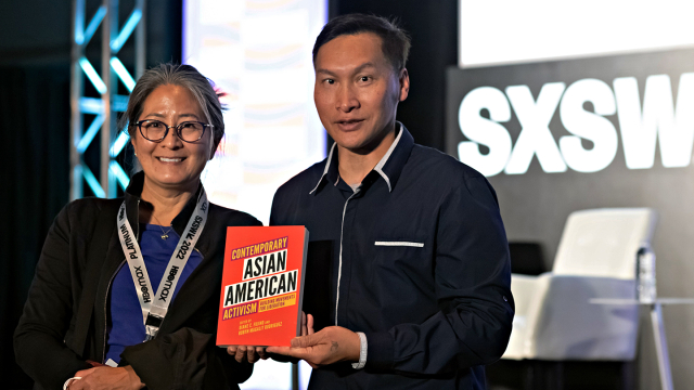 Eddy Zheng and Madeline Hsu– SXSW 2022 – Photo by Becky Stinehour
