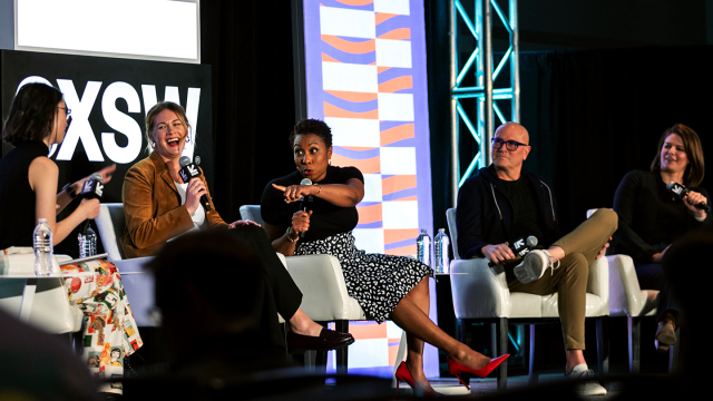 Featured Session: The Bold Jump to Streaming News with J. Clara Chan, Rex Chapman, Audie Cornish, Kasie Hunt, and Alison Roman – SXSW 2022 – Photo by Lauren Hartmann