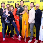 (L-R) Katarina Hughes, J.J. Nolan, Clayton Froning, Michael Tennant, Kestrin Pantera, Britt Rentschler, Alex Klein, Charlotte Ubben, Graham Outerbridge, Tom DeTrinis, Amy Maghera, and Vanessa Chester attend the "Pretty Problems" premiere – SXSW 2022 – Photo by Michael Loccisano/Getty Images for SXSW