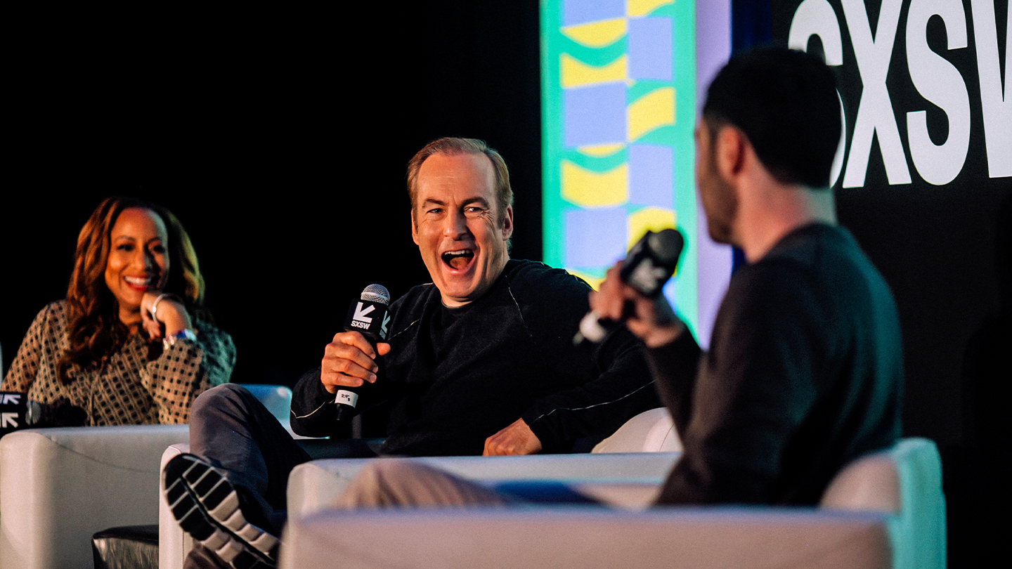 Featured Session: That Sounds Funny: A Conversation with Bob Odenkirk, Nate Odenkirk and Audible – SXSW 2022 – Photo by Dylan Johnson