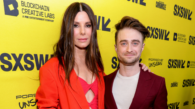 Sandra Bullock and Daniel Radcliffe attend "The Lost City" premiere – SXSW 2022 – Photo by Rich Fury/Getty Images for SXSW