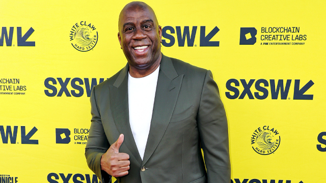 Earvin "Magic" Johnson attends the "They Call Me Magic" premiere – SXSW 2022 – Photo by Michael Loccisano/Getty Images for SXSW