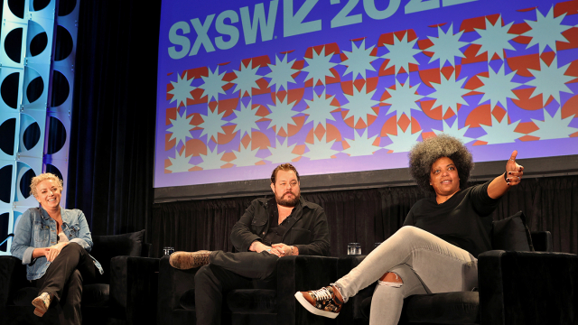 Nathaniel Rateliff: Music & the Movement, with Kari Nott and Ash-Lee Woodard Henderson – SXSW 2022 – Photo by Travis P Ball/Getty Images for SXSW