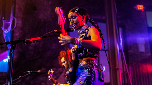 Nova Twins at Cedar Street Courtyard – SXSW 2022 – Photo by Andy Wenstrand
