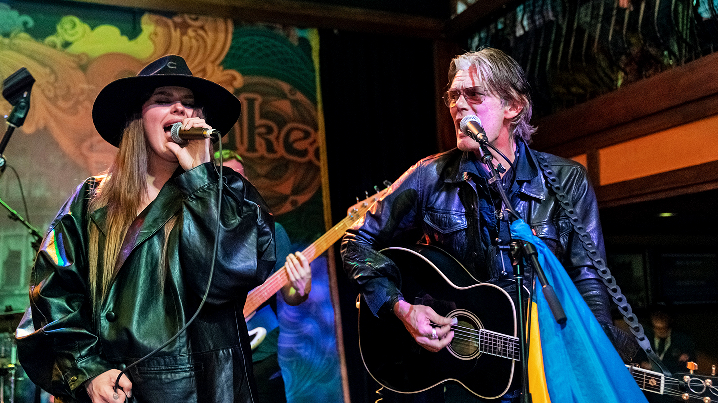 Austin Stands with Ukraine at Speakeasy – SXSW 2022 – Photo by John Feinberg