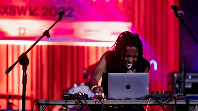 Moor Mother at Central Presbyterian Church – SXSW 2022 – Photo by Kelsey Runge