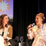 Peacock's Girls5eva is Ready for The Comeback – (L-R) Sara Bareilles and Busy Philipps – SXSW 2022 – Photo by Samantha Burkardt/Getty Images for SXSW