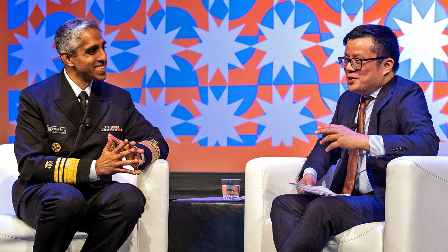 Featured Session with Dr. Vivek Murthy and Sewell Chan – American Revival: Rebuilding Public Trust through Connection – SXSW 2022 – Photo by Kip Sikora