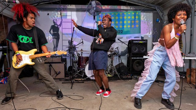 Black Star Kids at Swan Dive Patio – SXSW 2022 – Photo by Anthony Moreno