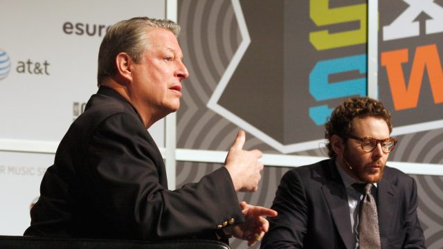 Al Gore and Sean Parker – SXSW 2012 –Photo by Heather Kennedy/WireImage