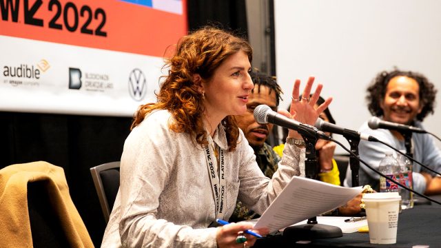 Vanessa Uhlig at Decolonizing the Film Industry Pipeline – SXSW 2022 – Photo by Natalie Guillot