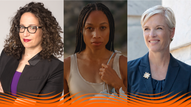 2023 Featured Speakers, Amy Webb, Allyson Felix, and Cecile Richards