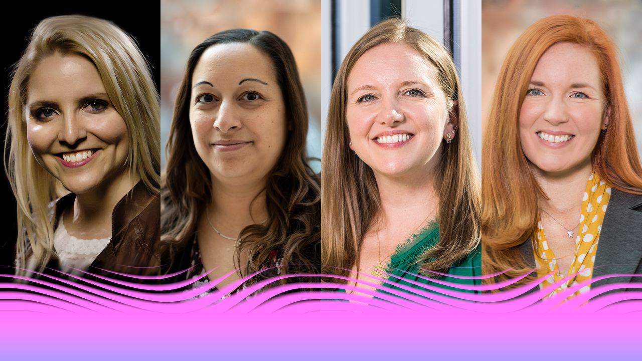 Laura Betz, Dr. Knicole Colón, Dr. Stefanie Milam, and Dr. Amber Straughn