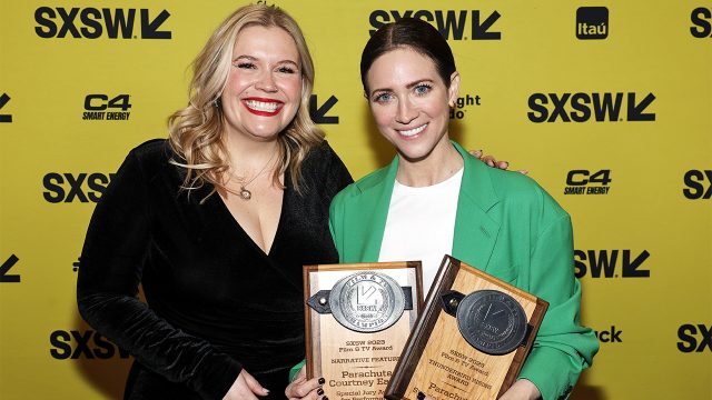VP of Film & TV at SXSW, and Brittany Snow, winner of Narrative Feature Award and Thunderbird Rising Special Award for 