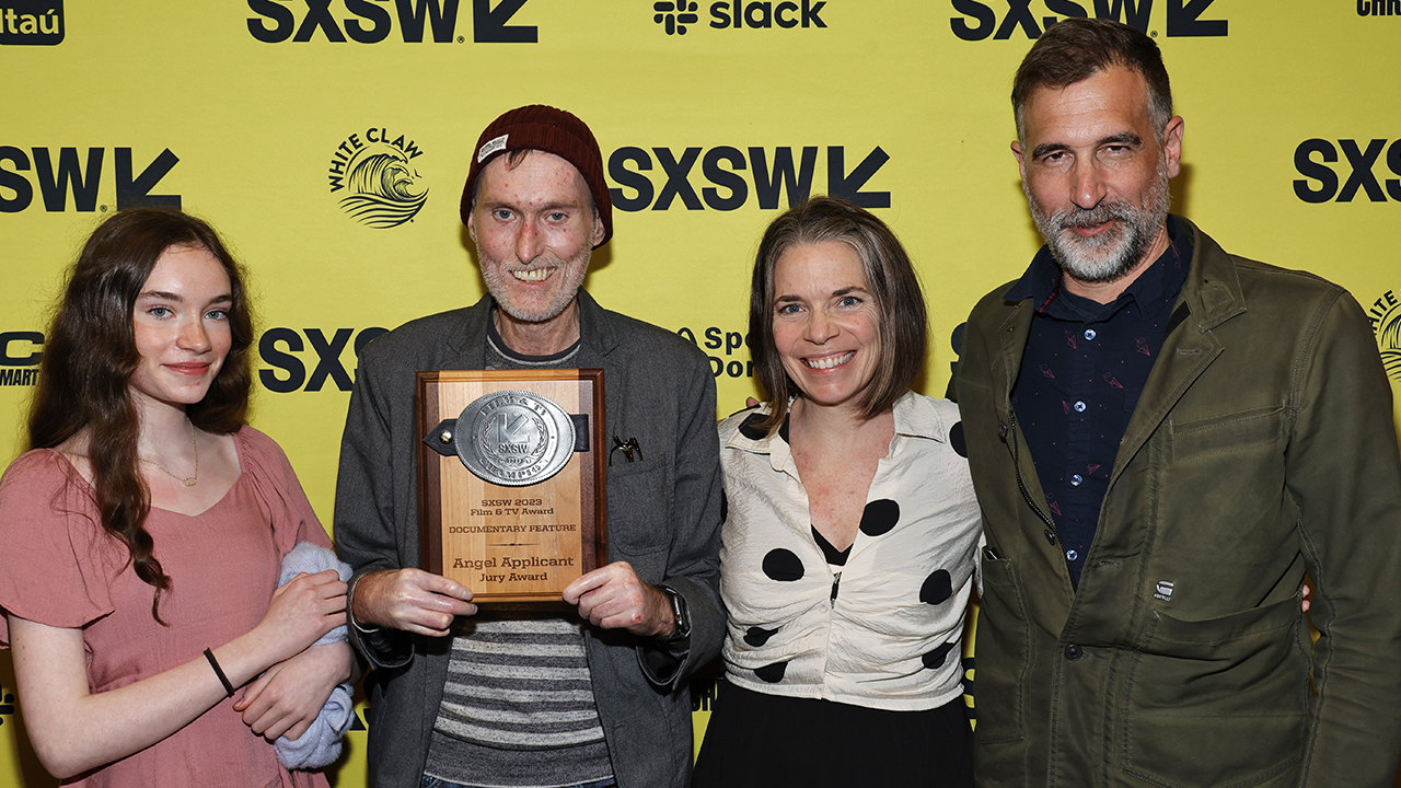 (L-R) Willa Meyer, Ken August Meyer, Janice Schorr and Jason Roark win the Documentary Feature Competition award – SXSW 2023 Film & TV Awards – Photo by