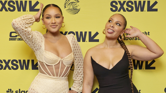 (L-R) Jaylen Barron, Jasmin Cephas Jones – "Blindspotting" Season 2 Premiere – SXSW 2023 – Michael Loccisano/Getty Images for SXSW