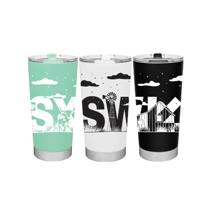 Take SX on the go with you in this durable, insulated travel Tumbler.