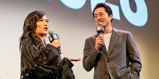 (L-R) Ali Wong, Steven Yeun – "Beef" Q&A – SXSW 2023 – Photo by Debbie Eynon Finley