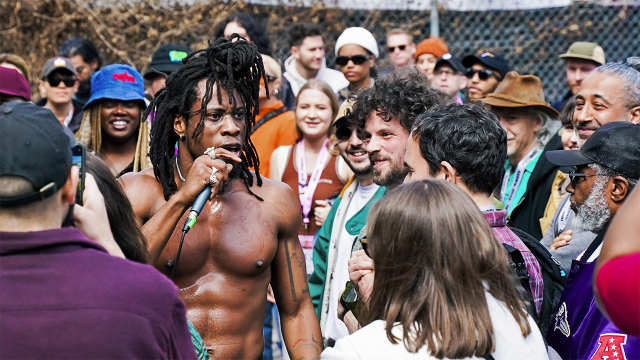 Obongjayar on the International Day Stage - SXSW 2023 - Photo by Kimmi Cranes