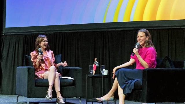 (L-R) Emily Chang and Anne Wojcicki – Featured Speaker: The Future of Genetics in Personalized Care – SXSW 2023 – Photo by JD Lewis